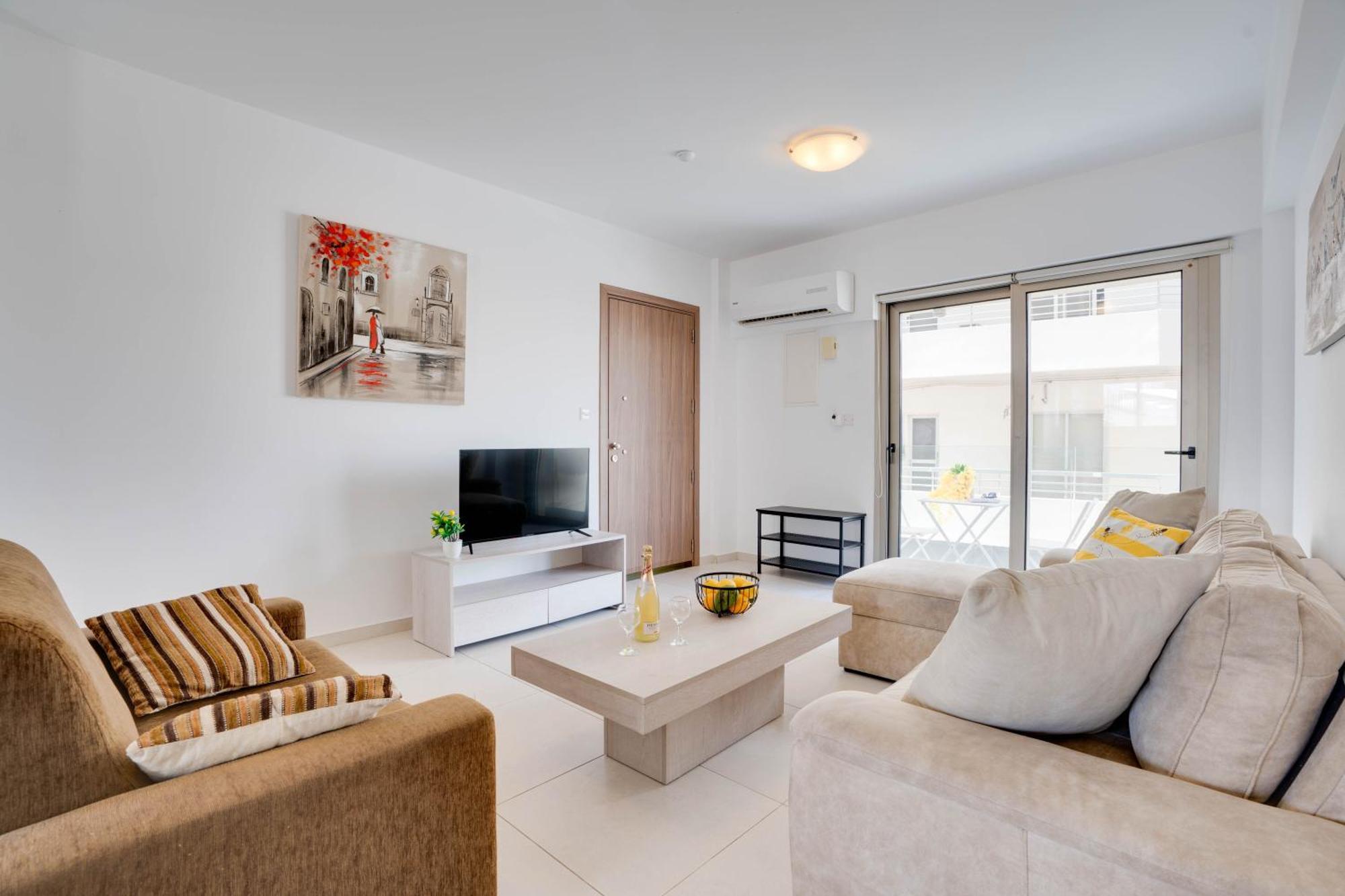 לרנקה Lemon Paradise City Centre 200M From Beach מראה חיצוני תמונה